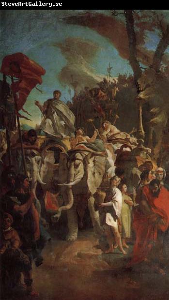 Giovanni Battista Tiepolo The Triumph of Aurelian